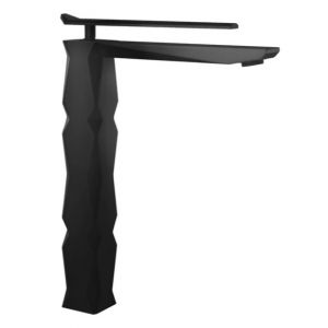 MAIER Ikon 74102 Nietypowa bateria umywalkowa czarna matowa