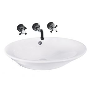 GENTRY HOME Ladybower 2102 Umywalka blatowa owalna