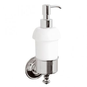 GENTRY HOME Kent 10529 Dozownik na mydło ścienny ceramiczny retro