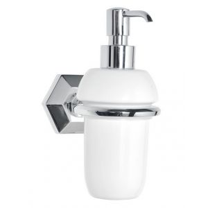 GENTRY HOME Metropolitan 10850 Dozownik na mydło ścienny ceramiczny retro