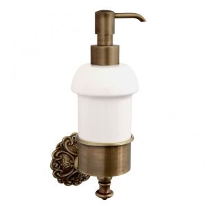 GENTRY HOME Ivy 10729 Dozownik na mydło ścienny ceramiczny retro