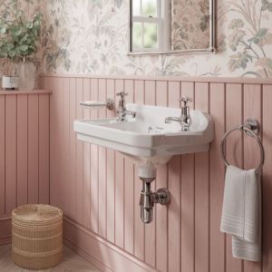 BURLINGTON Edwardian B8 Umywalka retro mała wąska wisząca stylizowana 51x30