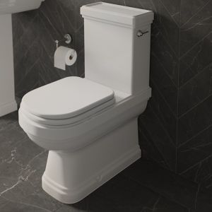 BURLINGTON Riviera Miska wc kompaktowa retro vintage stylizowana