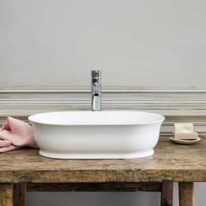BURLINGTON Florenza Umywalka retro vintage blatowa owalna nietypowa 55x35 cm