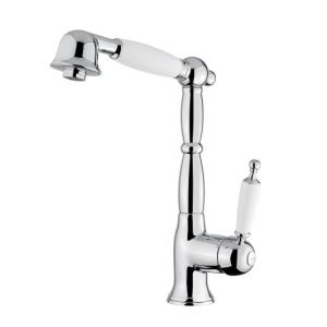 BUGNATESE Kitchen 6388 Bateria kuchenna z wyciąganą wylewką retro vintage