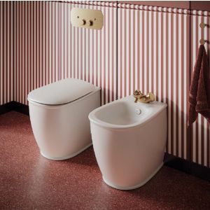 ARTCERAM Atelier ATV002 Miska wc stojąca retro vintage bezkołnierzowa