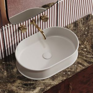 ARTCERAM Atelier ATL002 Umywalka retro vintage owalna nablatowa