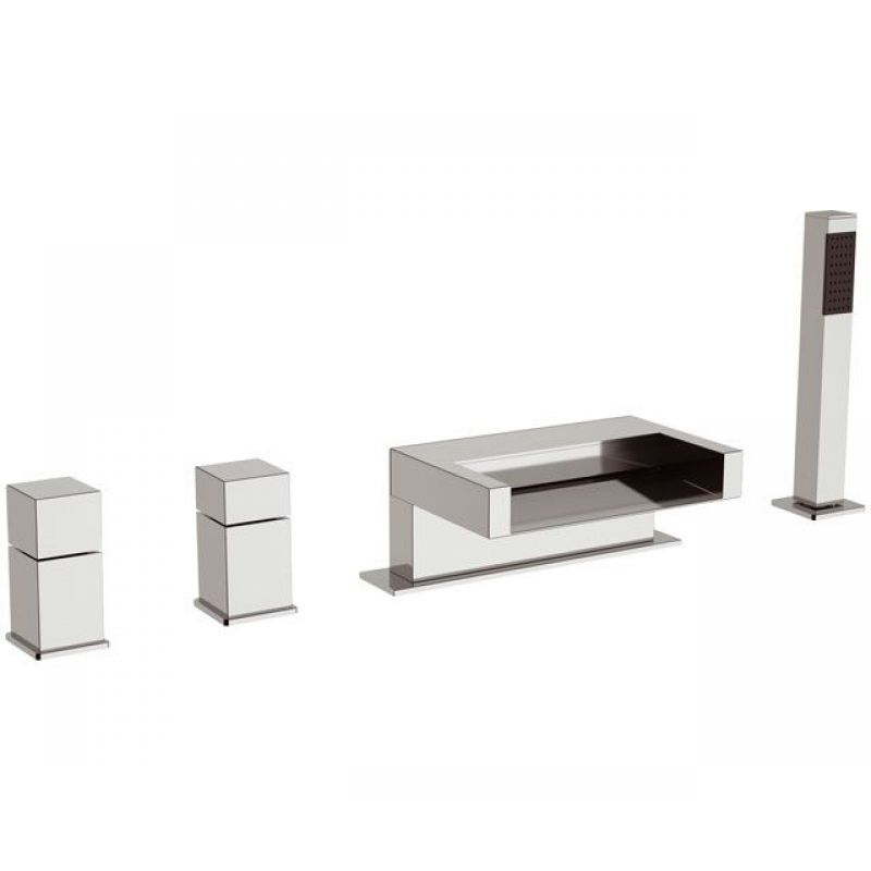 DANIEL RUBINETTERIE Cube Waterfall Cu697 Bateria wannowa