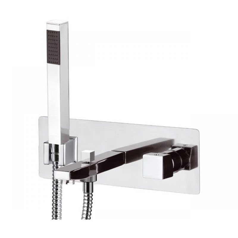 DANIEL RUBINETTERIE Cube Waterfall Cu652 Bateria wannowa