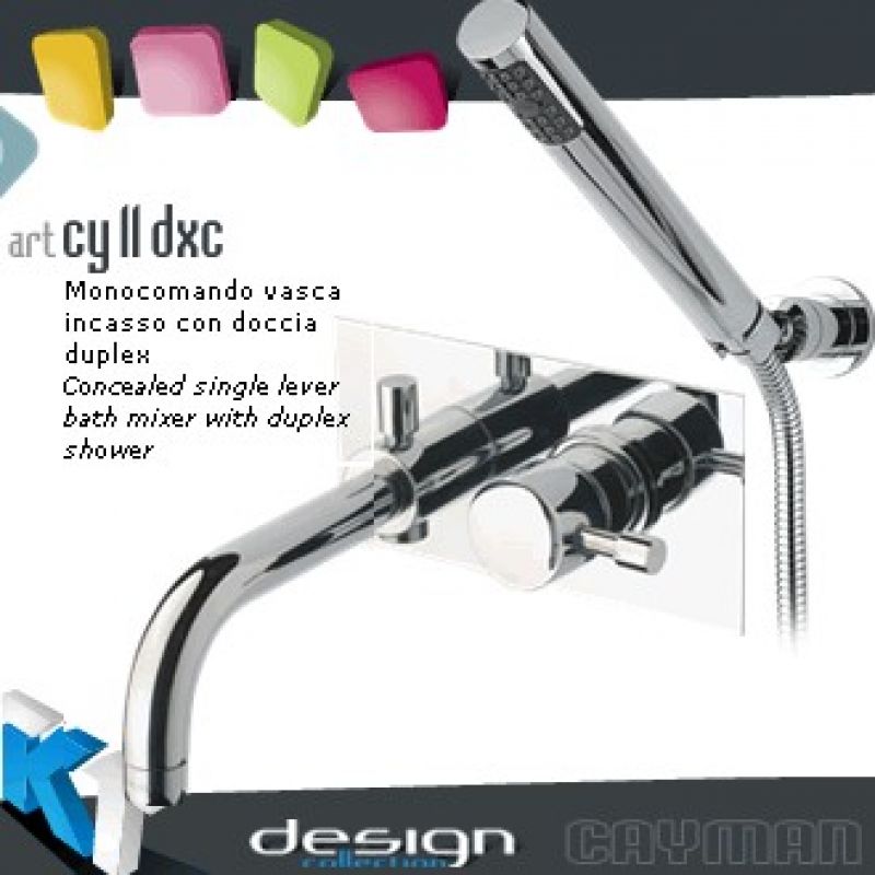 KELLER TAPS Cayman CY11DXC Bateria wannowa