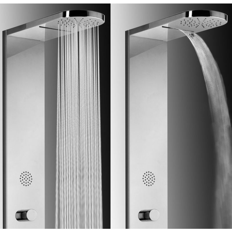 BOSSINI L00895 Panel prysznicowy z 2 funkcyjną deszczownicą