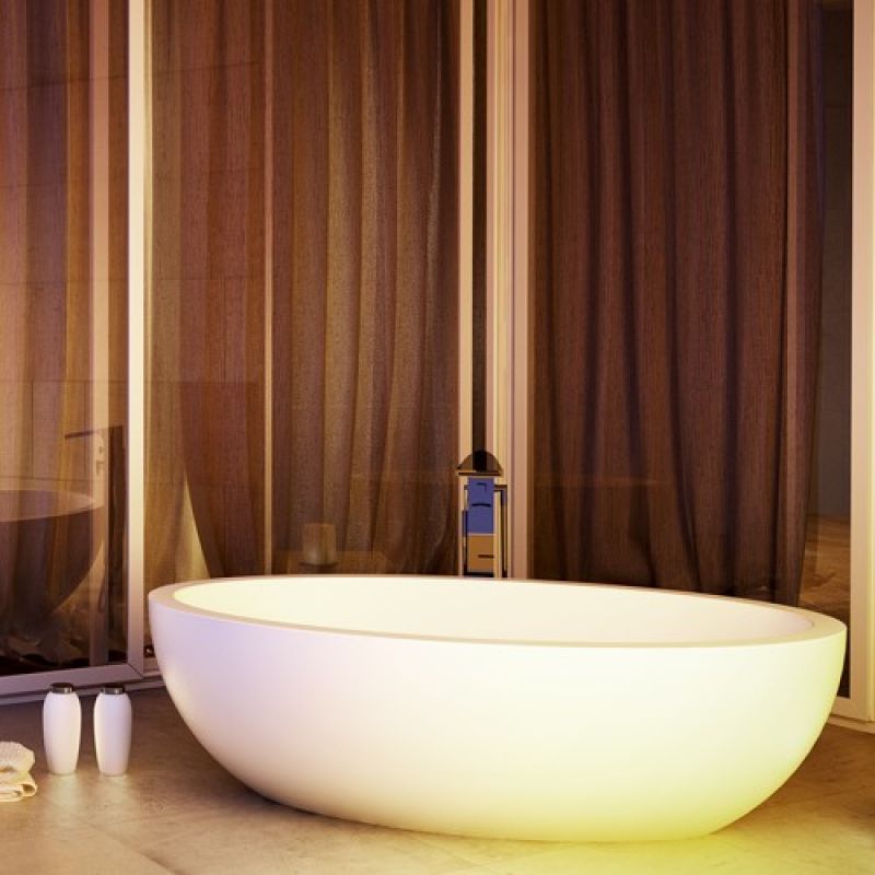 DIMASI BATHROOM Emerald Tub EMR0323 Wanna owalna kompozytowa