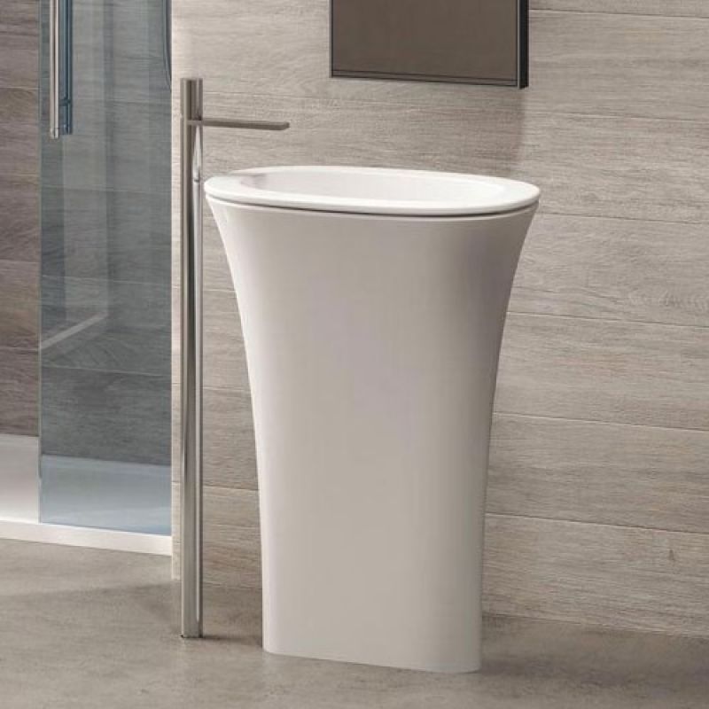 CERAMICA CIELO Amedeo Ovale AMCOLO Nowoczesna umywalka stojąca