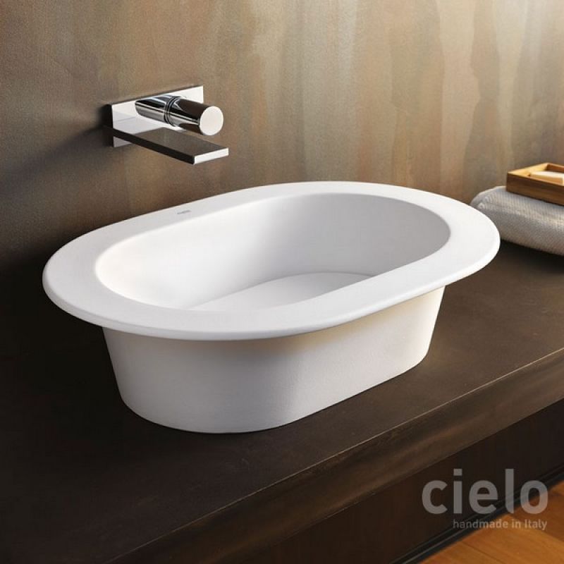 CERAMICA CIELO Amedeo Ovale AMLA65 Nowoczesna umywalka