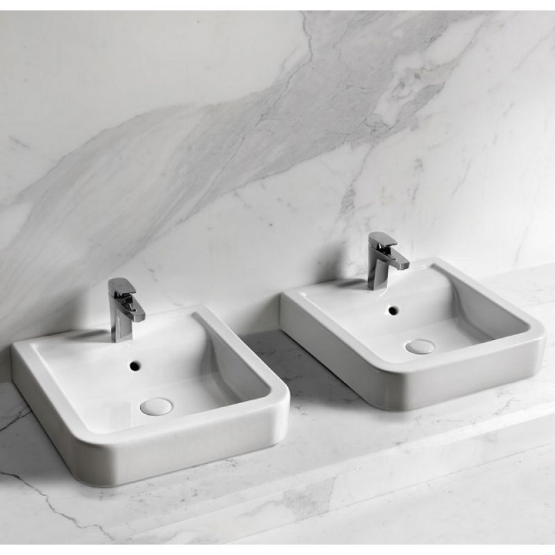 CERAMICA CIELO Opera OPLA52 Umywalka wisząca lub nablatowa