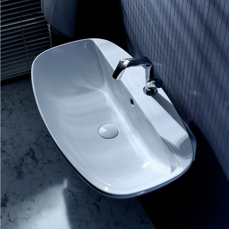 CERAMICA FLAMINIA Nuda ND75 Umywalka wisząca lub nablatowa