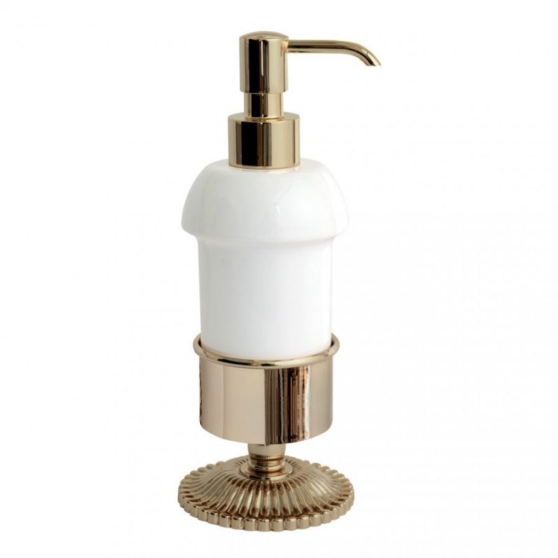 GENTRY HOME Sun 10627 Dozownik na mydło stojący ceramiczny retro