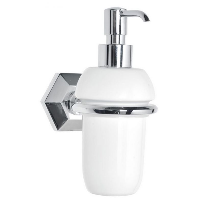 GENTRY HOME Metropolitan 10850 Dozownik na mydło ścienny ceramiczny retro