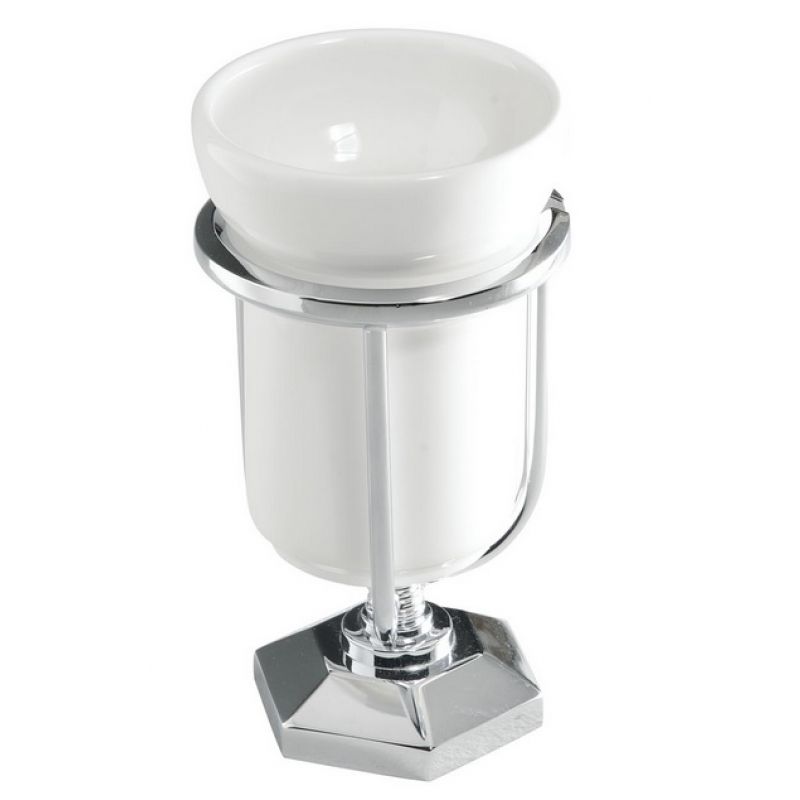 GENTRY HOME Metropolitan 10875 Pojemnik stojący ceramiczny retro