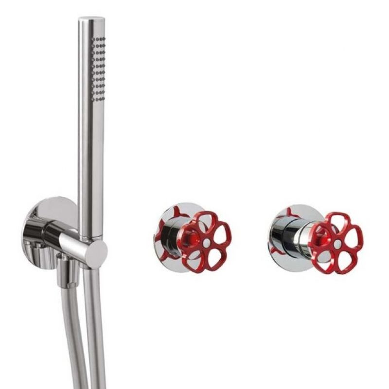 QD Rubinetterie Flora 6370402F Bateria prysznicowa podtynkowa nietypowa