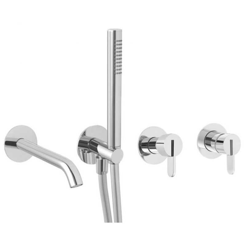 QD Rubinetterie Swing 5970502 Bateria wannowa podtynkowa 4 otworowa