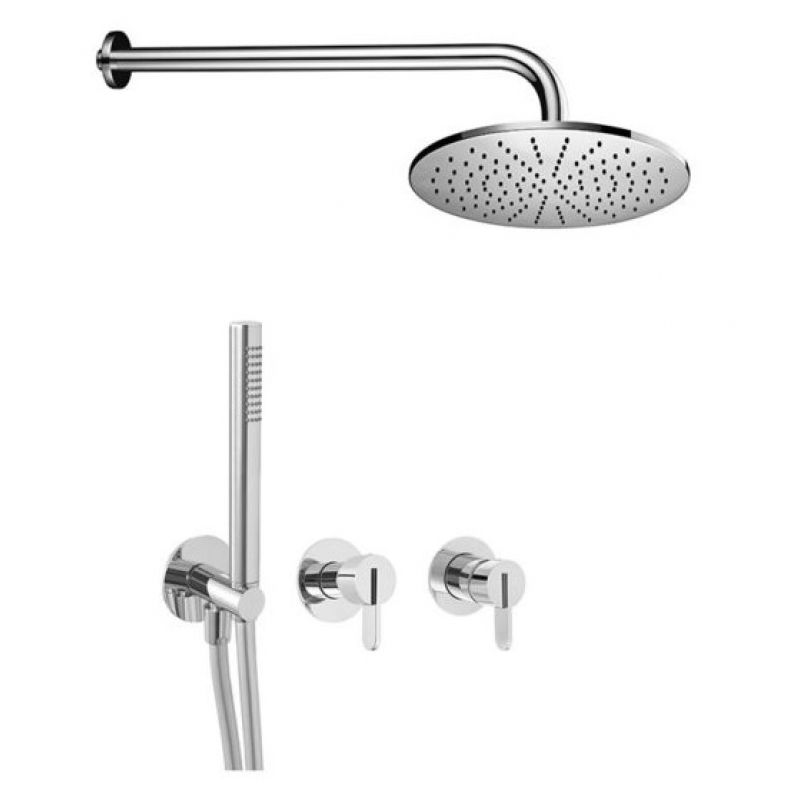 QD Rubinetterie Swing 59623020 Zestaw prysznicowy podtynkowy deszczownica 200 mm