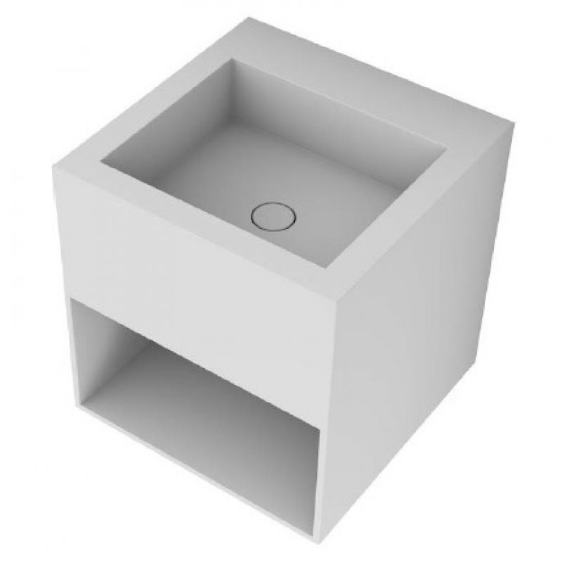MOMA DESIGN Square Umywalka kompozytowa kwadratowa wisząca