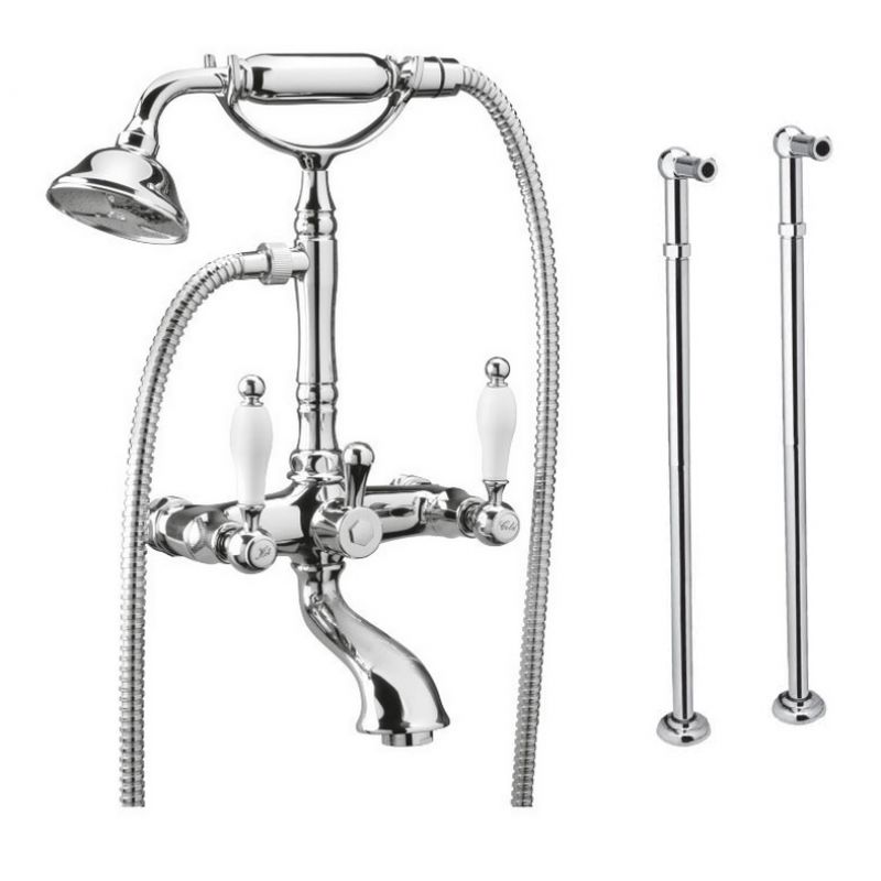 FRISONE Dolcevita Z0612 Bateria wannowa wolnostojąca retro różne kolory