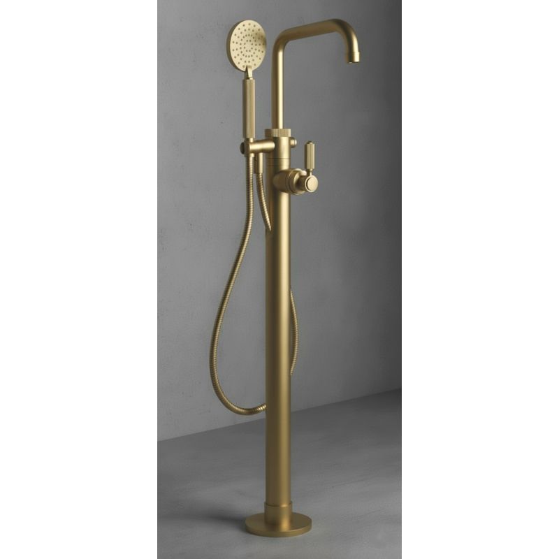 ROSSI FIORENZO Tibesar 526005 Bateria wannowa wolnostojąca mosiądz szczotkowany art deco