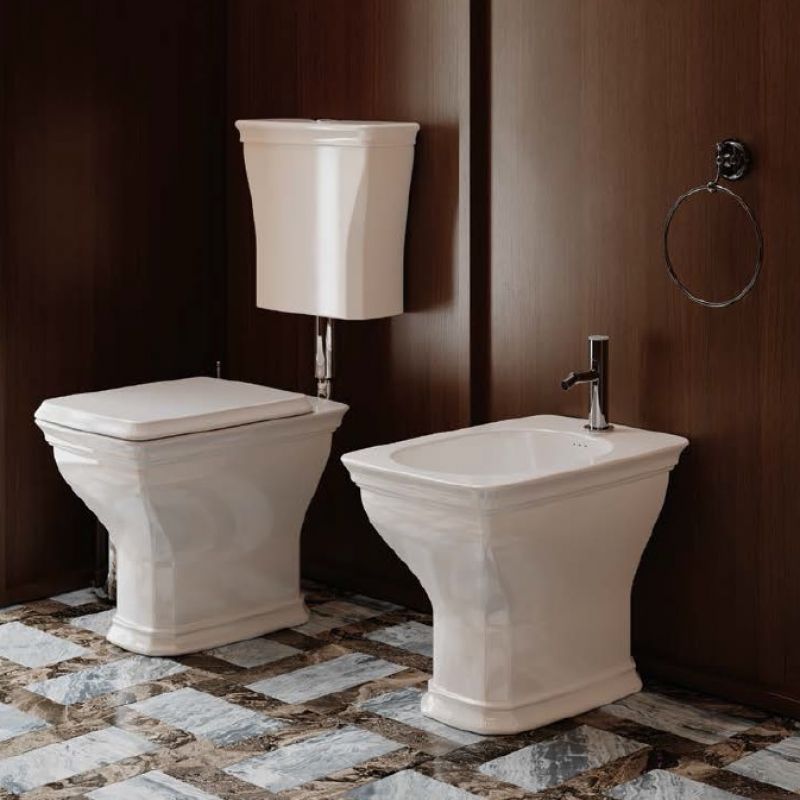 ARTCERAM Civitas CIV002_CIC007 Miska wc retro vintage z nisko wiszącym zbiornikiem